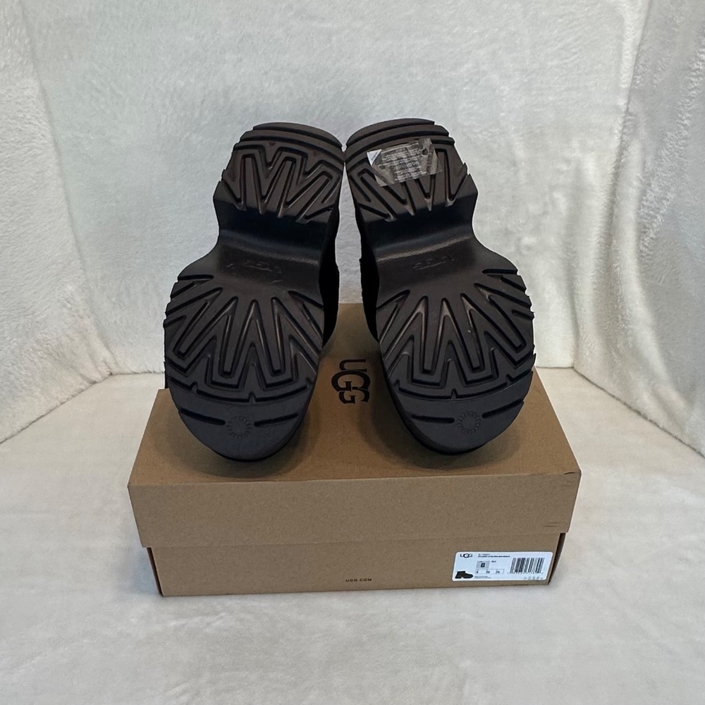 UGG Women's Classic Ultra Mini New Heights in Black size 8 "Like New in Box” - Picture 6 of 8